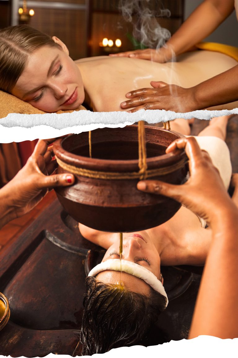 Ayurveda Massage Therapy Abhyanga And Shirodhara